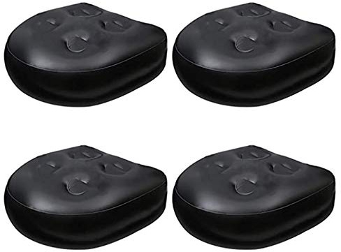 Anjinguang 4 Stück Spa Booster Sitz aufblasbar Badewanne Booster Sitz Wasserdicht Soft Spa Massage Kissen