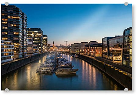 artboxONE Acrylglasbild 45x30 cm Städte Rheinauhafen Bild hinter Acrylglas - Bild köln Architecture Architektur