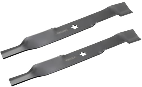 SECURA 2x Mulchmesser kompatibel mit Husqvarna Electrolux LT LTH AYP 100 112 120 125 131 Rasentraktor Messer