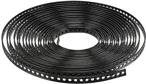 Montage-Lochband, 10 m, 14x2,6 mm, kunststoffummantelt