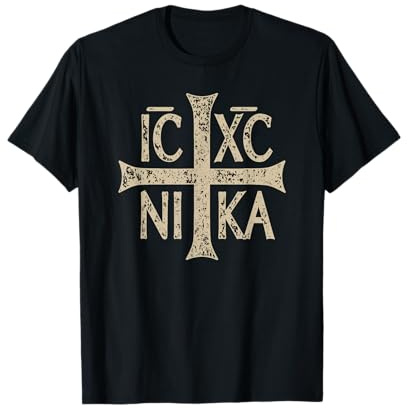 IC XC NIKA Kreuz Christogramm Orthodox Christian T-Shirt