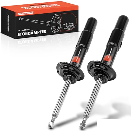 Frankberg 2x Stossdämpfer Stoßdämpfer Vorne Links Rechts 593mm Gasdruck | Kompatibel mit 5er Touring E61 Replace# 31326764458,335817