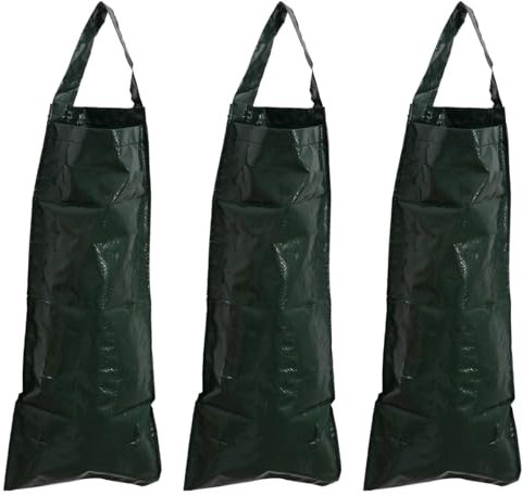 Sosoport 3stk Hängende Pflanzsäcke Erdbeere Pflanzsack Hängend Erdbeeren Pflanztaschen mit 10 Löchern Für Blumen Pflanzen Kräuter