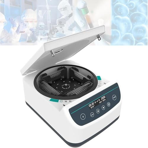 Centrifugeuses De Laboratoire, Centrifugeuses Électriques À Plaque 96 Puits, Basse Vitesse 500-2000 Tr/min, Synchronisation 30 S-59 Min 50 S, Affichage LED, Pour La Séparation Des Échantillons De Labo