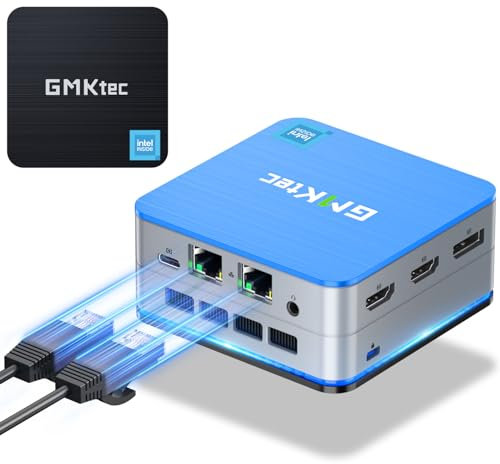 GMKtec G2 Plus Mini PC, Intel Twin Lake N150(4C/4T) up to 3.6GHz, Desktop Mini Computer W11 Pro 12GB LPDDR5 RAM 512GB SSD WiFi 6 BT5.2 Micro Computer