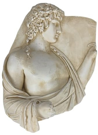 Antinous as Silvanus Bas Relief, Steinguss, griechische Skulptur, Wanddekoration, Plakette