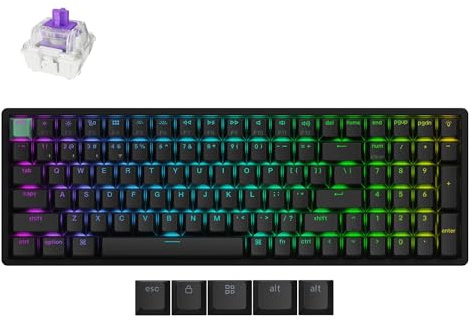 Keychron K4 HE 96% US-ANSI Wireless Tastatur Magnet-Schalter Hot-Swap | US-ANSI Layout mit Magnet-Schaltern