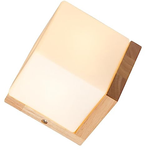 Artibetter Wandleuchte Für Schlafzimmer Led Lichtschmuck Wandlampenornament Praktische Zimmerwandleuchte Einzigartige Holzkunst-wandlampe