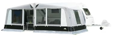 DWT - aufblasbares Vorzelt - Wohnwagen - Scala Air 250 - herausnehmbare Vorder- und Seitenwände - Ganzzelt 250 cm Tiefe - Air-In-System