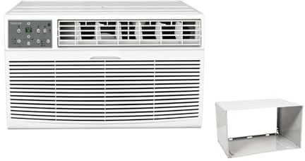 Durastar Through the Wall Air Conditioner with Supplemental Heating and Remote Control, 14,000 BTU 208 / 230V Cooling, 10600 BTU Heating, Wall Sleeve Included