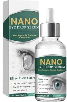 Suero Nano Para Ojos, Gotas Para La Presbicia, Alivia La Fatiga Ocular, Suave Y Eficaz, Hidratación De Larga Duración (1PCS)