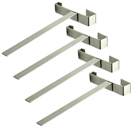 AOOOWER 4 x Bienenstock-Rahmenhalter, Edelstahlrahmen, Griff, Schaufel, Bienen, Rahmenhalterung, Halterung