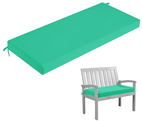 HJZPWB Cojin Banco Exterior Antideslizante Cojines para Banco Desenfundable Colchoneta Banco Jardin Comodidad Cojines Banco Exterior Jardin Lavable Cojin para Banco,M,200 * 40 * 5cm