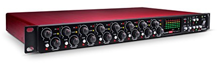 Focusrite Scarlett OctoPre Dynamic ADAT-Mikrofonvorverstärker, 8-In/8-Out | ADAT-Expander, 8 Mikrofonvorverstärker, analoge Kompression, 2 Instrumenteneing., 8 symm. Line-Out, Wordclock, 24 Bit/192 kHz