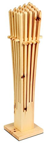 Dekobox Scomparti di cembro – Set di profumi in Legno di cembro XL – 43 cm di Altezza – Sano Profumo.