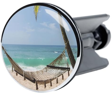 Sanilo Waschbeckenstöpsel Holiday, schöner Stöpsel für das Waschbecken, universal mit Motiv