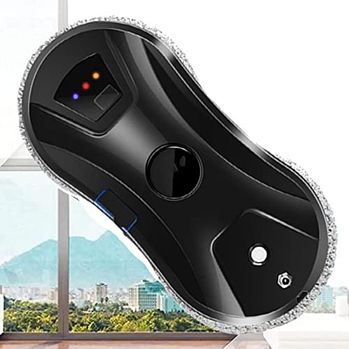 CHUNTIANMEI Intelligente Lavavetri Robot, Automatico Cleaner Remoto Magnetico, Interno Ed Esterno Piano Finestra del Bagno della Parete di Vetro della Cucina delle Mattonelle di Ceramica,Black