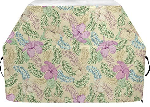 Grillabdeckung für Grill, 165 cm, Grün, Violett, Beige, Blau