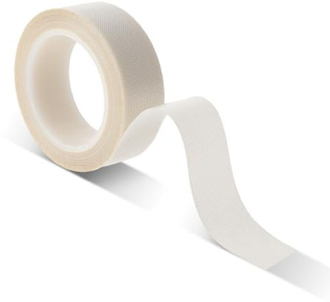 Dimeho Reibungsarmes Klebeband 19 mm Schubladen-Gleitband abriebfestes Schubladen-Gleitband Widerstands- Geräusch-und Quietschreduzierung ideal für Schubladen Schränke Vorhänge Möbel (Weiß)