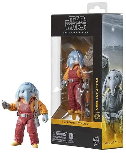 Star Wars The Black Series Neel (At Attin), Star Wars: Skeleton Crew Figura de 15 cm