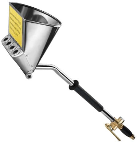 Pulverizador neumático de estuco de cemento de 4 chorros, pistola automática de yeso para pulverización de hormigón con tolva de aire, pulverizador de yeso, mortero de hormigón, cal para pintura