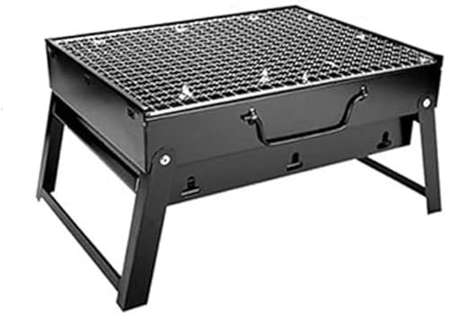 Barbecue Portable, Barbecue Domestique en Acier au Charbon de Bois, Barbecue de Table au Charbon de Bois de qualité supérieure, Barbecue en Acier Inoxydable, Barbecue au Charbon de Bois pour Le Camp