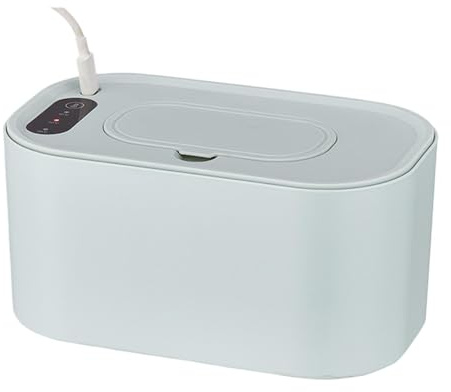 Calentador De Toallitas Para Bebés, Dispensador De Toallitas Calentadas Con Carga USB, Caja De Toallitas Húmedas Con Calefacción Uniforme Con Pantalla De Temperatura Para Toallitas Para Bebés, Suminis