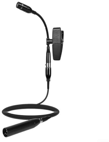 SMZhomeone Saxphone Clip-On Microphone Set Easy Position And Angle Adjustment For Saxophone Microphone Optimal Sound Capture(DR883)