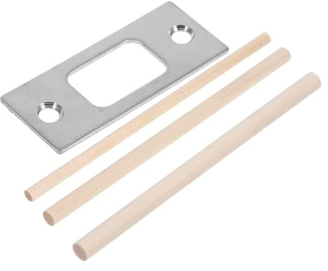 SHINEOFI Gâche De Porte Et Plaque De Renfort Pour Porte Métal Et Plaque De Guidage Pour Installation Facile