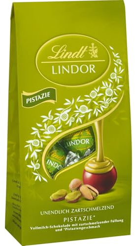 Lindt Schokolade | LINDOR Kugeln Pistazie, 137g Beutel, Geschenk