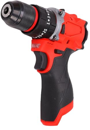 Topiky Llave de Impacto Inalámbrica, Taladro Atornillador de Impacto sin Escobillas con 2 Velocidades, Taladro Inalámbrico de Alto par para Madera Metálica, Atornillador Compacto para Reparación del
