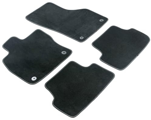 WALSER Premium Auto Teppiche für Ford Kuga II 05/2012-Heute, 100% passgenaue Auto Fußmatten Made in Europe, Fußmatte Auto, Autoteppich Auto, Fussmatten Auto