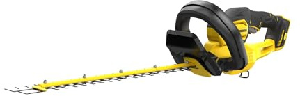 STANLEY FATMAX Heckenschere mit Lithium-Akku, Klingenlänge 55 cm, ergonomischer Griff 18 V 4,0 Ah, SFMCHT855M1-QW