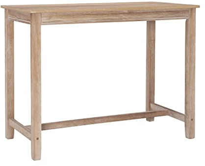 Linon Claridge Distresed 36 inch Tall Distressed Brown Wood Counter Height Pub