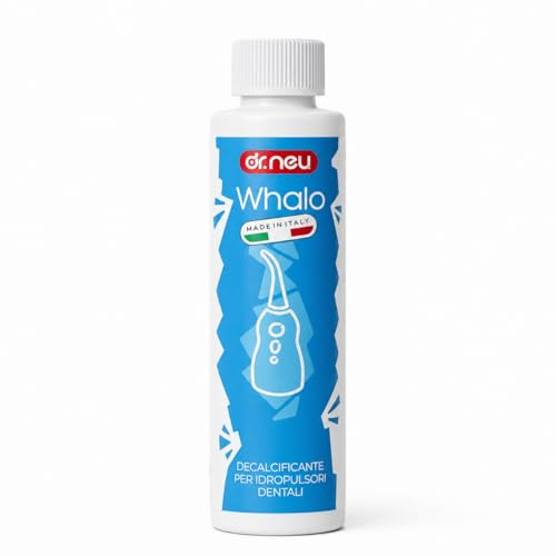 DR. NEU Entkalker für Mundduschen WHALO, kompatibel mit allen Modellen, enzymatische Formel mit hygienisierender Wirkung aus natürlichen Inhaltsstoffen, reinigt und erhält die Leistung 150 ml