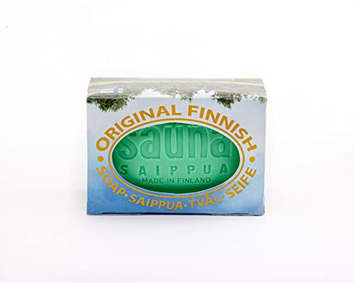 Vaasan Aito Saippua | Original finnische Sauna Seife 225g | traditionelle Rezeptur, handgemacht in Finnland (Kiefer)