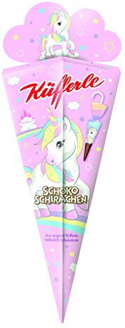 Küfferle XXL Schokoschirmchen Einhorn 162g