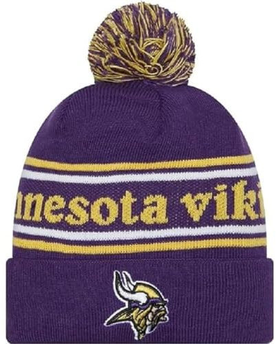 New Era M KNITMARQUEE E3 Minnesota Vikings OTC Beanie Hat, Lila, Einheitsgröße