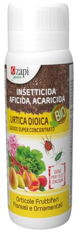 Zapi Garden | Zapi URTICA Dioica Bio Concentrata, Insetticida Aficida Orto, Acaricida, per Uso Preventivo e in Emergenza, Sostanza di Base, 500ml