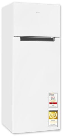 Exquisit Kühl-Gefrierkombination KGC5270 | 206 l | Energieklasse D | Kühlschrank mit Gefrierfach 4 Sterne | 37 l Tiefkühlfach | LED | weiß