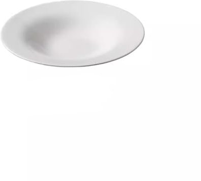 MANAFEEL Platos para Comer Plato de Sopa Alto Simple, Plato de Cocina for Club de Hotel, vajilla, Plato de Cena Chino, Plato Hondo de cerámica Platos para la Cena(S)