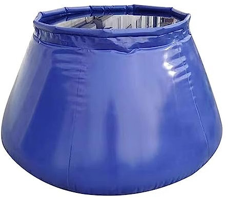 QUSYZD Notfall-Wassertank, Wassersack, Regentonnen für den Außenbereich, großer PVC-Faltwasserbehälter, Flexibler Wasserspeicherbeutel für die Landwirtschaft im F,OneColor-1000L