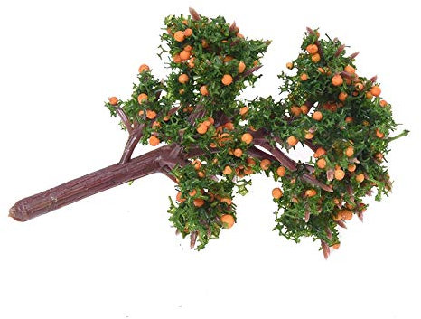 SANHOC Emulación en miniatura de naranjo, musgo, bonsái, Mini Paesaggio del mestiere di DIY, adorno de jardín