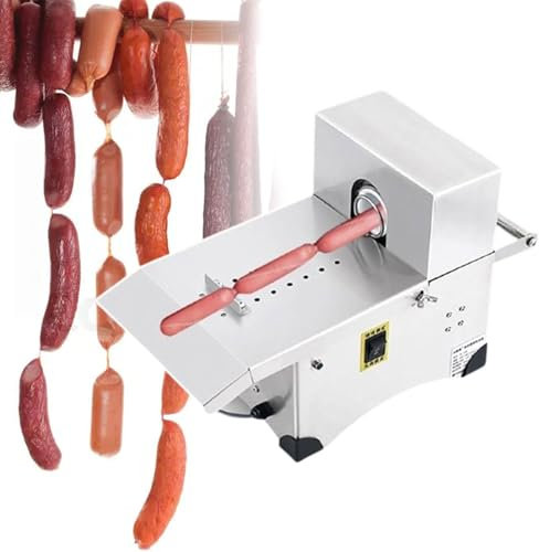 200W Macchina Elettrica Per Legare Salsicce, Macchina Per Legare Budelli Di Salsiccia Da 10-50 Mm, Macchina Per Annodare Salsicce, Macchina Per Legare Salsicce, Macchina Per Avvolgere In,110V
