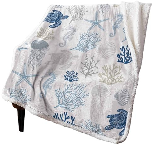 XGTEAHHC Coperta estiva in cashmere, calda e morbida, per letto, divano, coperta in lana, 125 x 150 cm