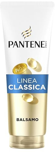 Pantene Pro-V Balsamo Linea Classica 200 ml per Capelli Normali e Misti, Uso Quotidiano, Con Pro-Vitamina B5 e Miscela di Nutrienti, Senza Olio Minerale e Coloranti, Active Nutri-Plex