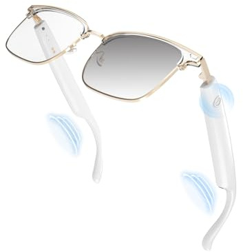 Xmenha Wireless Smart Sunglasses for Men Headphone Smart Audio Occhiali da sole per uomo e donna occhiali con microfono altoparlante polarizzato lenti audio con auricolari aperti