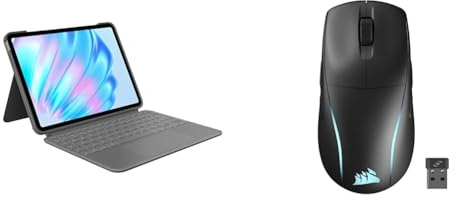 Logitech Combo Touch iPad & Corsair M75 WIRELESS RGB Lightweight FPS