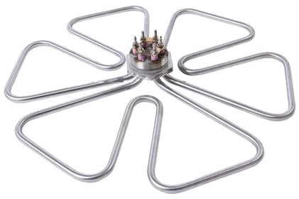 DN50 Water Heating Element 304 Stainless Steel Electric Water Heater 380V Immersion Heater For Tank 3KW/6KW/9KW/12KW(4.5KW)