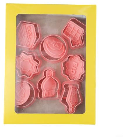 Explore Creativity in Baking Eid Cookie Cutter Set Featuring 8 Distinct Designs